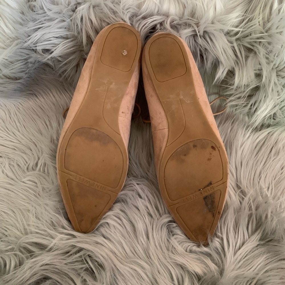 Nine West Lace Up Ballet Flats - Picture 5 of 6